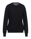 Barba Napoli Man Sweater Midnight Blue Size 48 Virgin Wool