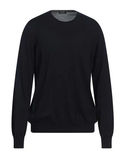 Barba Napoli Man Sweater Midnight Blue Size 48 Virgin Wool