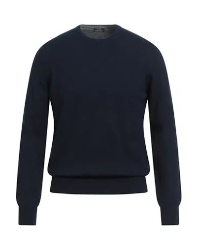 Barba Napoli Man Sweater Midnight Blue Size 48 Cashmere