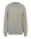 Barba Napoli Man Sweater Sage Green Size 48 Cotton