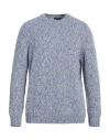 Barba Napoli Man Sweater Sky Blue Size 44 Virgin Wool
