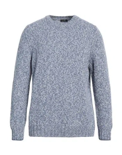 Barba Napoli Man Sweater Sky Blue Size 44 Virgin Wool
