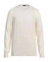 Barba Napoli Man Sweater White Size 42 Virgin Wool