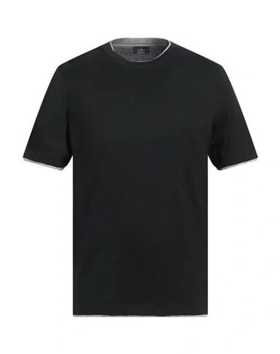 Barba Napoli Man T-shirt Black Size 50 Cotton