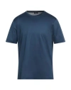 Barba Napoli Man T-shirt Navy Size 42 Cotton In Blue