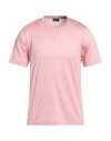 Barba Napoli Man T-shirt Pink Size 42 Cotton