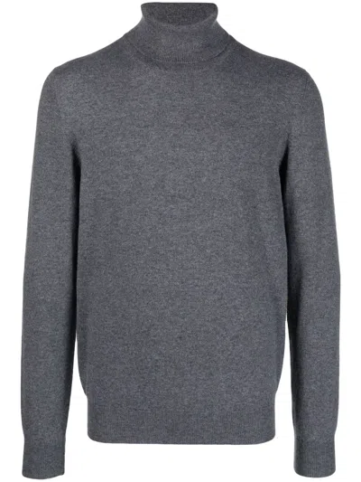 Barba Napoli Mélange Cashmere Jumper In Grey