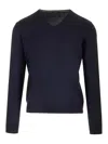 Barba Napoli Merino Wool Sweater In Blue