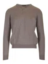 Barba Napoli Merino Wool Sweater In Gray