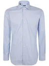 Barba Napoli Collared Shirt With Buttons And Curved Hem