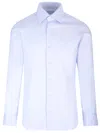 Barba Napoli Barba Button-down Cotton Shirt In Light Blue