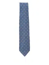 Barba Napoli Paisley-pattern Tie In Blue