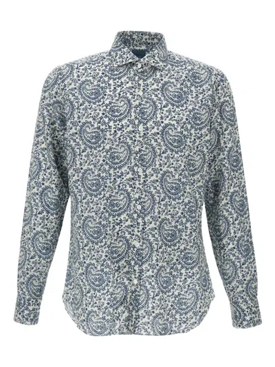 Barba Napoli Barba Shirts In Blue