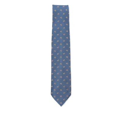 Barba Napoli Paisley-pattern Tie In Blue