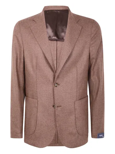 BARBA NAPOLI PATCH-POCKET WOOL BLAZER