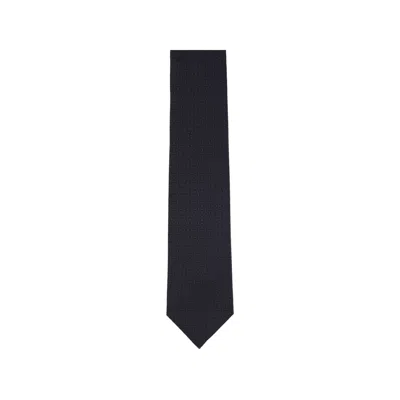 Barba Napoli Patterned Tie In Black