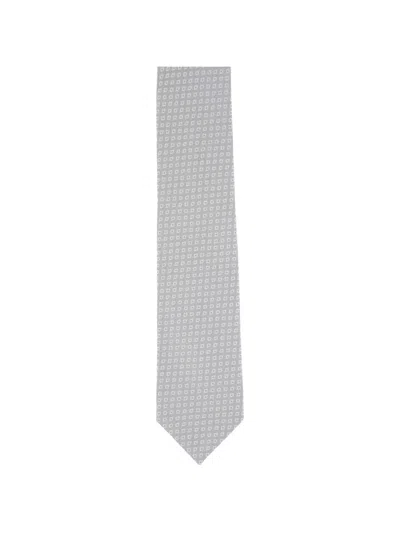 Barba Napoli Patterned Tie In Metallic