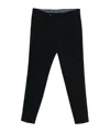 Barba Napoli Pleated Casual Pants In Black