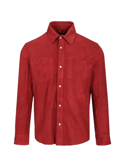 Barba Napoli Pocket Jacket In Red
