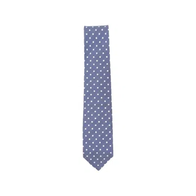 Barba Napoli Polka-dot Tie In Blue