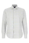 Barba Napoli Checked Button-down Shirt In Pattern