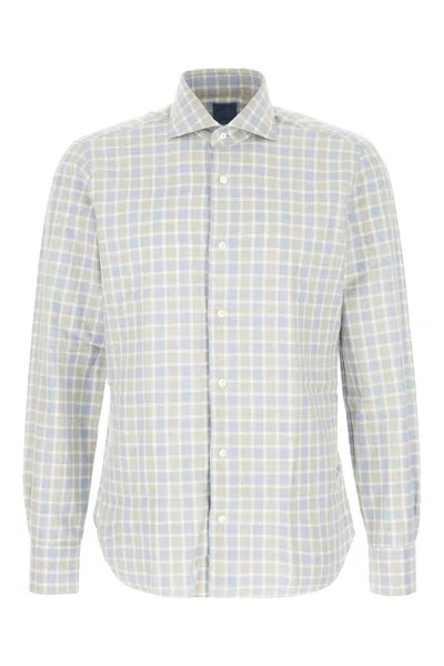 Barba Napoli Checked Button-down Shirt In Multi