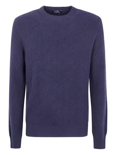 BARBA NAPOLI RIBBED-KNIT JUMPER