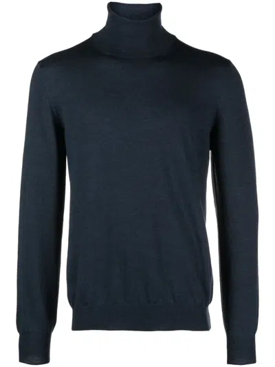 BARBA NAPOLI ROLL-NECK VIRGIN WOOL JUMPER