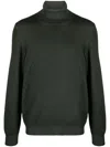 Barba Napoli Roll-neck Virgin-wool Jumper In Green
