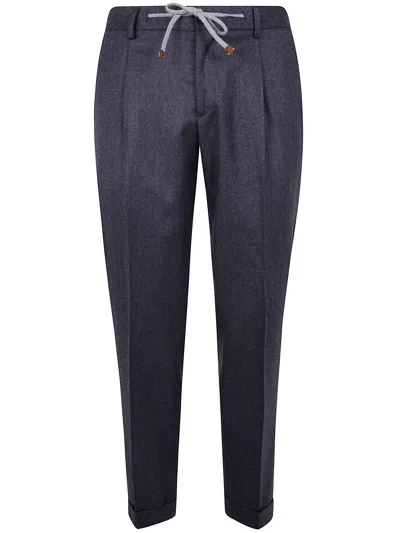 Barba Napoli "roma" Flanel Coulisse Chino Trousers
