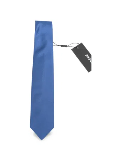 Barba Napoli Satin-finish Tie In Blue