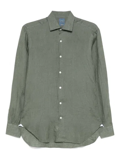 Barba Napoli Shirt In Green