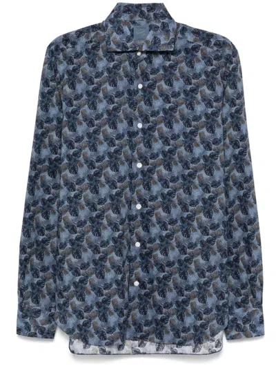 Barba Napoli Shirt In Blue