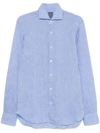 Barba Napoli Shirt In Blue