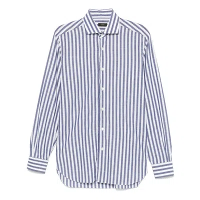 Barba Napoli Shirt In Blue
