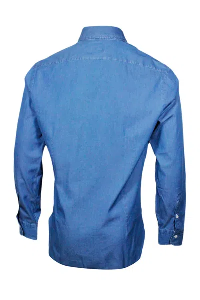 Barba Napoli Shirt In Denim