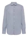 Barba Napoli Graphic-print Shirt In White