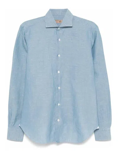 Barba Napoli Shirt In Blue