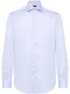 Barba Napoli Long-sleeved Shirt In White