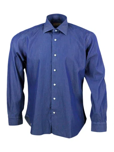 Barba Napoli Shirts In Navy