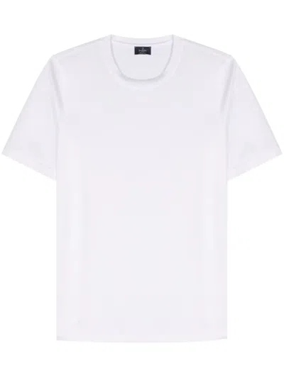 Barba Napoli Short-sleeve Cotton T-shirt In White