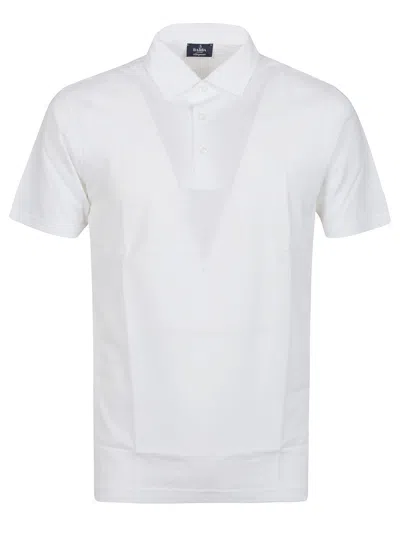 Barba Napoli Short Sleeve Polo Shirt In Bianco