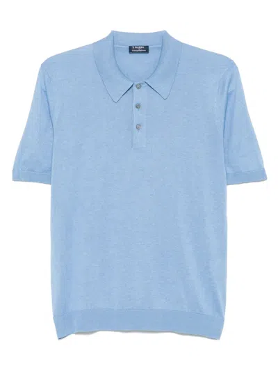 Barba Napoli Silk Polo Shirt