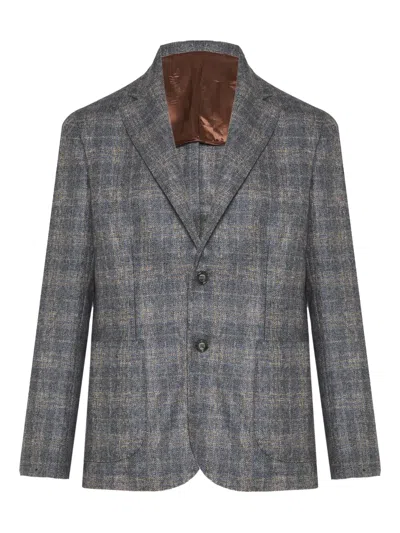 Barba Napoli Single-breasted Blazer In Blue