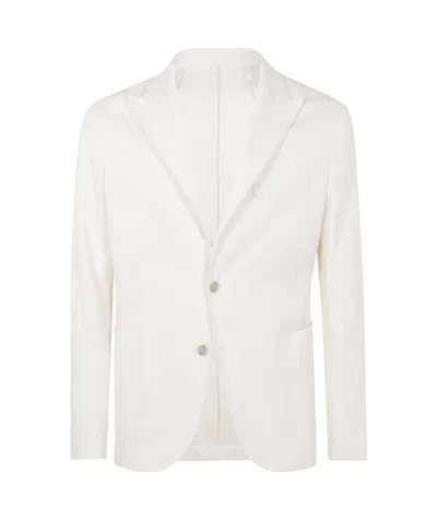 Barba Napoli Single-breasted Blazer In White