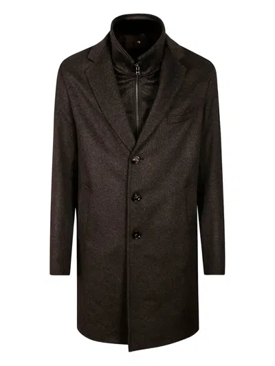 BARBA NAPOLI SINGLE BREASTED COAT