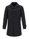 Barba Napoli Barba Single-breasted Trench Coat In Blue