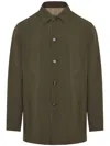 Barba Napoli Spolverino Reversible Shirt Jacket In Green