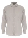 Barba Napoli Stripe-pattern Shirt In Brown