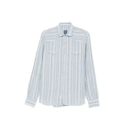 Barba Napoli Striped Flap-pockets Shirt In Multi